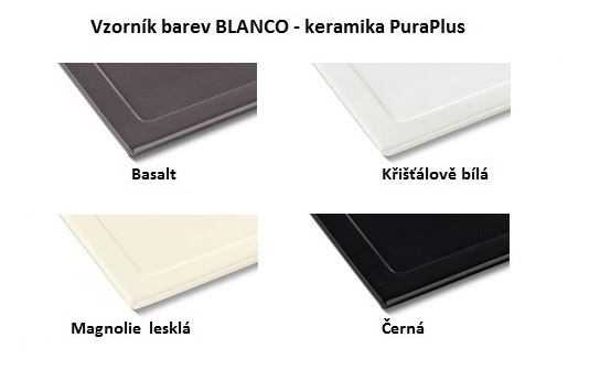 Blanco PALONA 6 InFino keramika černá s excentrem 524738