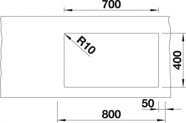 Blanco SUBLINE 700 U Level InFino Silgranit antracit dřez vlevo a nerez košem 523452