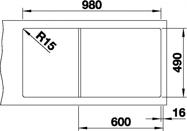 Blanco ZENAR XL 6 S DFG InFino Silgranit tartufo dřez vpravo s exc.+deska dřevo 524059