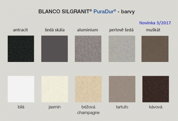 Blanco PLEON 5 InFino Silgranit aluminium s excentrem 523678