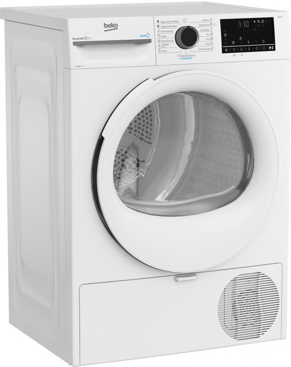 BEKO BM3T4724WW: Sušička (Tepelné čerpadlo, 7 kg) + ZÁRUKA 5 LET + 10 LET NA MOTOR