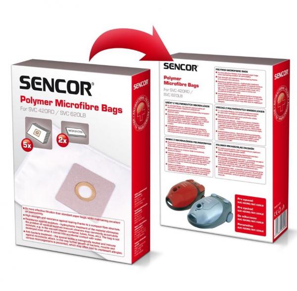 SENCOR sáčky do vysavače SVC 420RD/620LB 