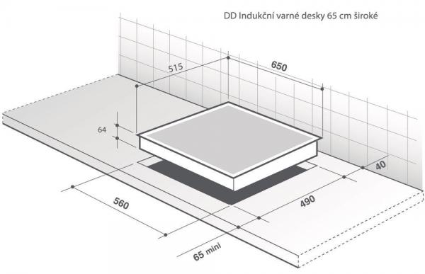 De Dietrich DPI7684XS - Vystavený kus -  VÝPRODEJ 