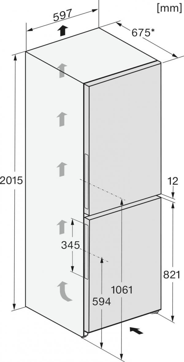 MIELE KFN 4395 CD - ZÁRUKA 2 ROKY+125 TÝDNŮ Vystavený kus - VÝPRODEJ