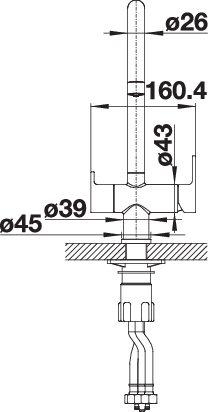 Blanco TRIMA nerez PVD Steel 525803