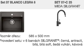 SET 07-C 25 Legra 6 káva + MIDA káva SET 07-C 25 káva