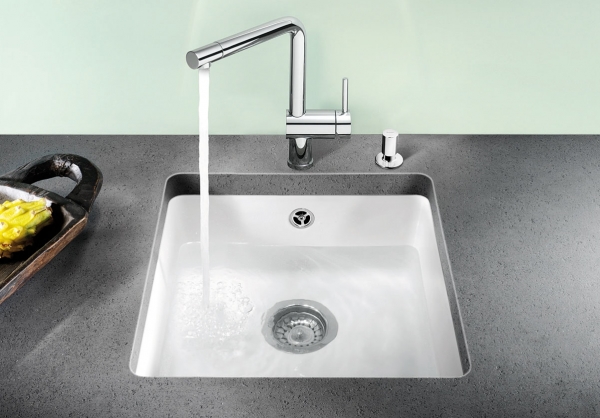 Blanco SUBLINE 375 U Keramika zářivě bílá  bez táhla 516035