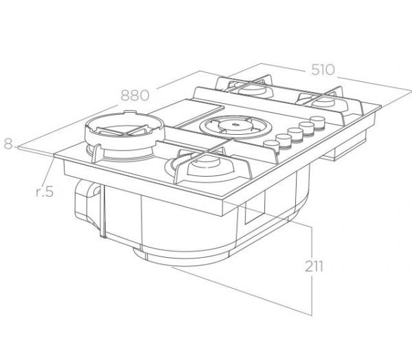 ELICA NIKOLATESLA FLAME EVO BL/A/88