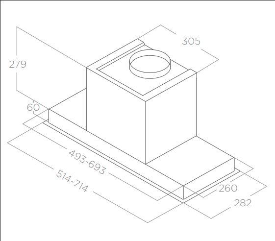 ELICA HIDDEN ADV PLUS @ BLGL/A/72