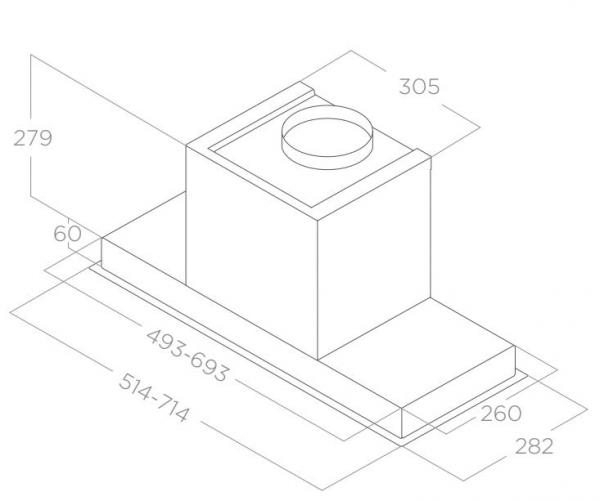 ELICA HIDDEN ADV PLUS @ IX/A/72
