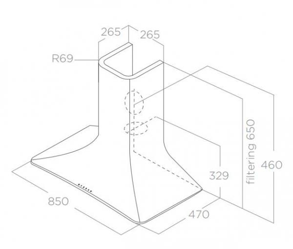 ELICA SWEET TOUPE/F/85