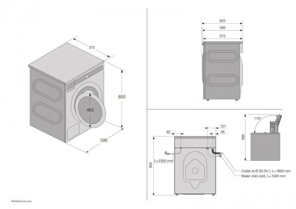 ASKO W5096RW + 7 LET ZÁRUKA