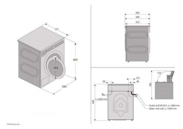 ASKO W5096RW + 7 LET ZÁRUKA