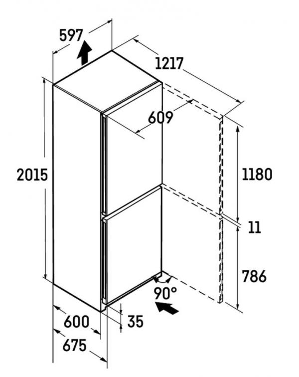 LIEBHERR KGNsf 57Vd03 2+3 ROKY ZÁRUKA