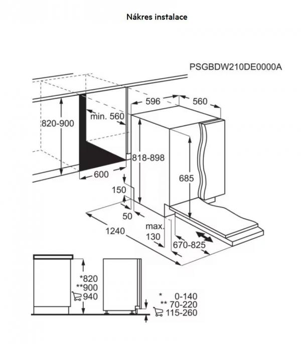 AEG FSK94858P + 5 LET ZÁRUKA + CASHBACK 3.000,- Kč