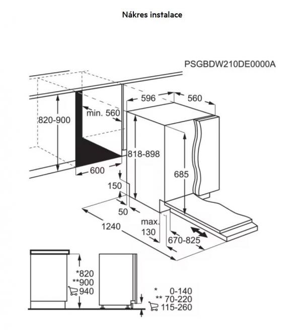 AEG FSE94848P + 5 LET ZÁRUKA