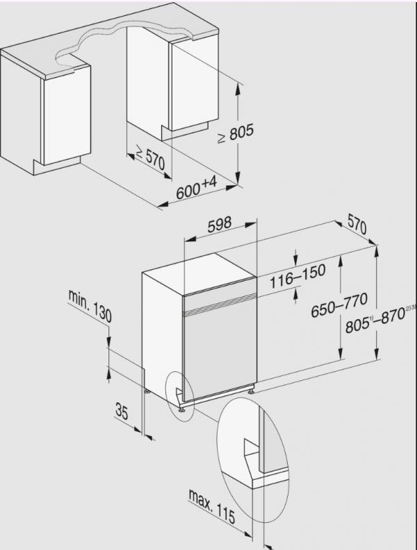 MIELE G 5811 SCi Active Plus Nerez CleanSteel