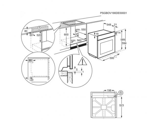 ELECTROLUX LOC8H39X 