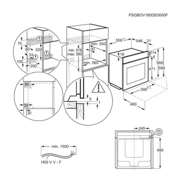 ELECTROLUX EOE9P3XT