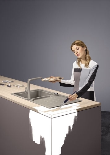 Blanco AVONA-S  Silgranit look bílá 521280