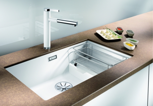 Blanco SUBLINE 700 U Level InFino Silgranit šedá skála dřez vlevo 523539