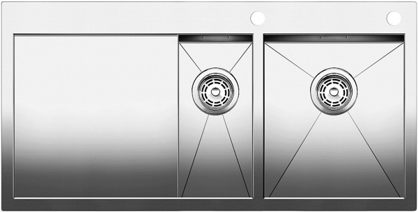 Blanco ZEROX 6 S-IF Nerez dřez vlevo s táhlem 513759