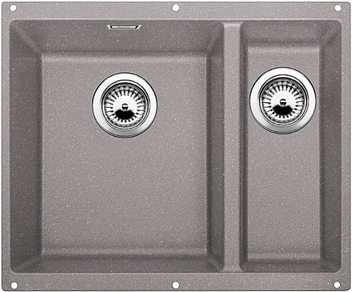 Blanco SUBLINE 340/160 U Silgranit aluminium s táhlem dřez vlevo 513789