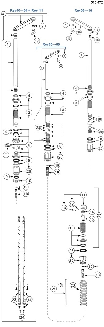 Blanco ELOSCOPE-F II chrom 516672
