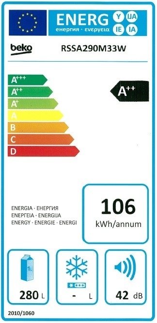 Beko RSSA 290 M33W