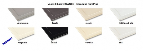 Blanco AXON II 6 S Keramika aluminium dřez vlevo s excentrem přísluš. ano 516551