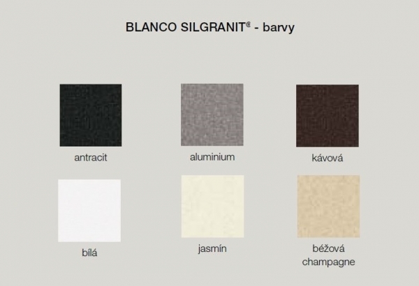 Blanco FAVOS mini Silgranit aluminium oboustranné provedení 518184
