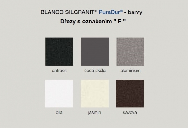 Blanco ZENAR 45 S-F Silgranit bílá dřez vpravo s excentrem, příslušen krájecí deska dřevo 519185