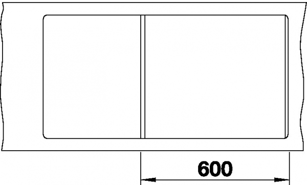 Blanco ZENAR XL 6 S-F Silgranit DFG. bílá dřez vpravo s excentrem kráj.deska sklo 521245