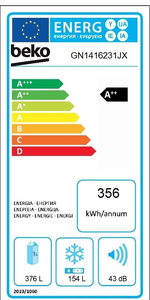 Beko GN 1416231 JX + 5 LET ZÁRUKA
