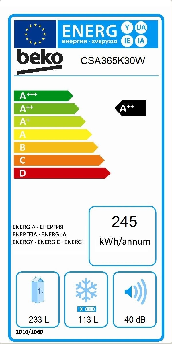 Beko CSA 365 K30W