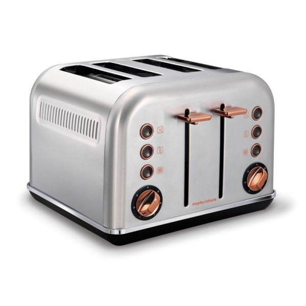 Morphy Richards topinkovač Accents Rosegold Brushed 4S