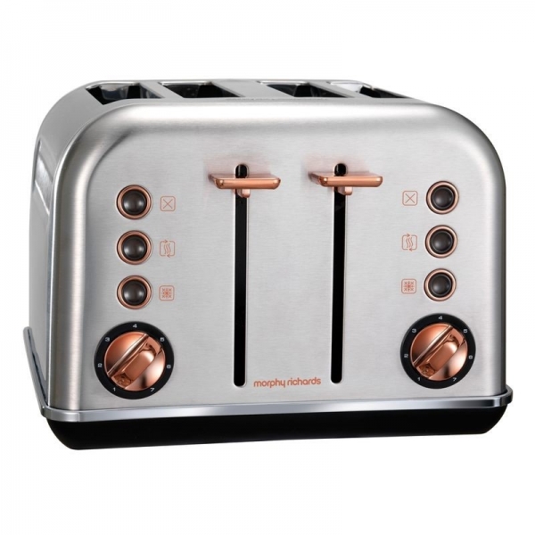 Morphy Richards topinkovač Accents Rosegold Brushed 4S