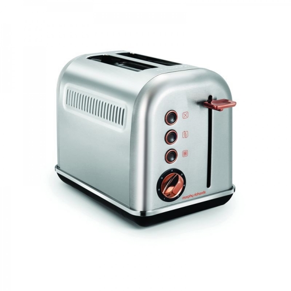Morphy Richards topinkovač Accents Rosegold Brushed 2S